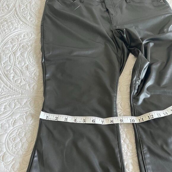 NWT Banana Republic  low rise bootcut Leather Pants Size 32/14 - Picture 14 of 15